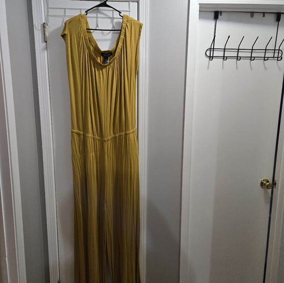 Ashley Stewart Mustard Jumpsuit - Picture 6 of 6